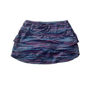 Athleta striped athletic skort